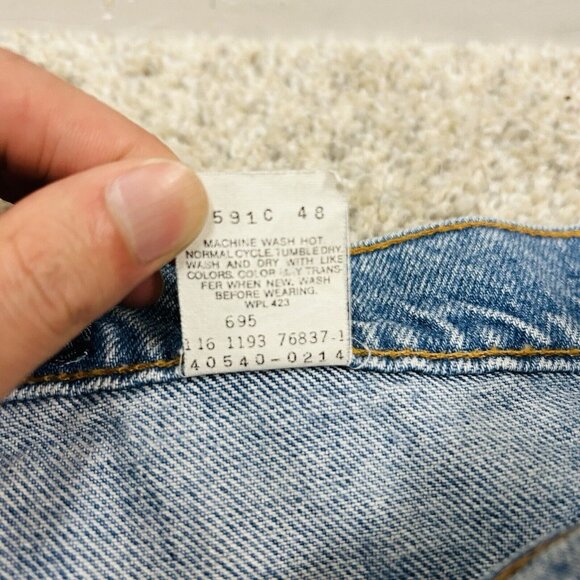 Vintage Levis 540 Relaxed Fit Jeans Men's 42X30 Brown Tab 1990s Baggy - Picture 8 of 14